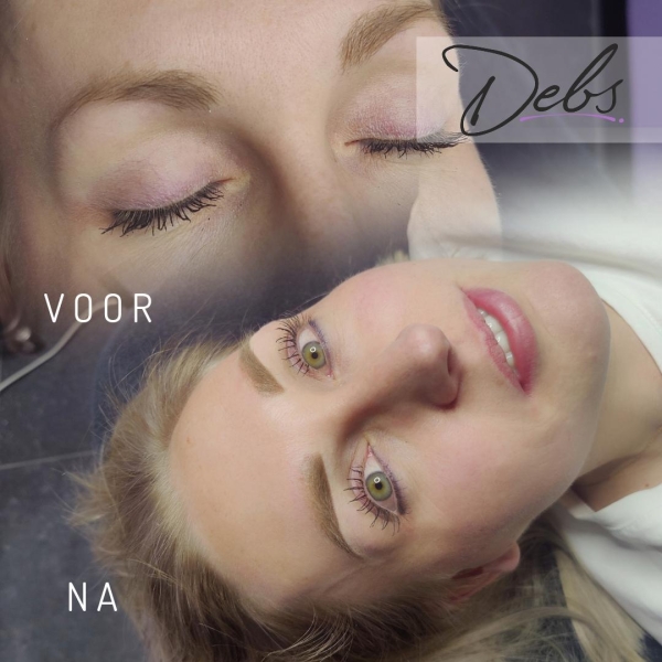 powderbrows voor en na